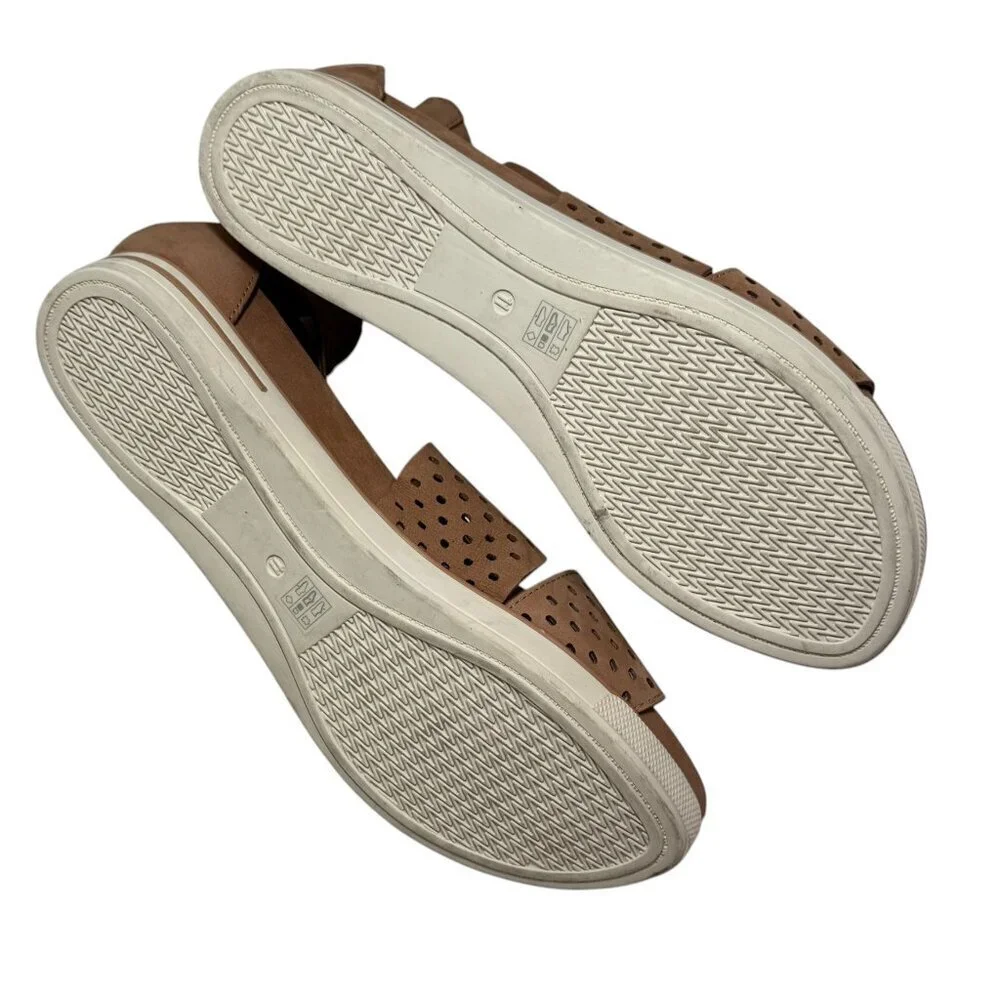Eileen Fisher Womens Sport P Perforated Nubuck Sandals size 11 Lk Nw!! $235‎